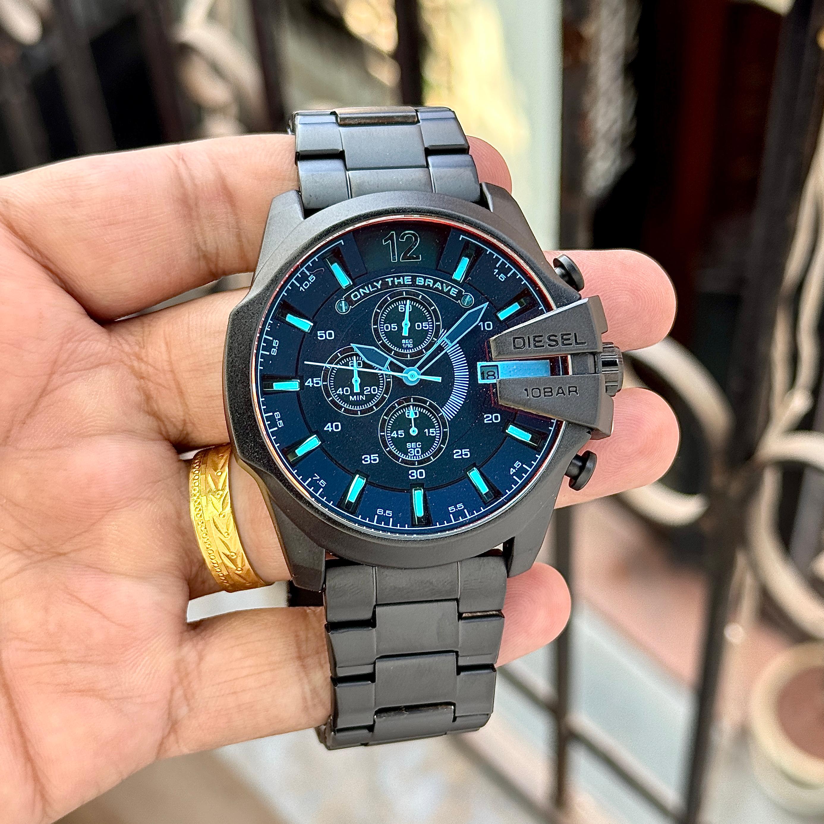 DIESEL MEGA CHIEF 10BAR CHRONOGRAPH – PREMIUM BLACK EDITION